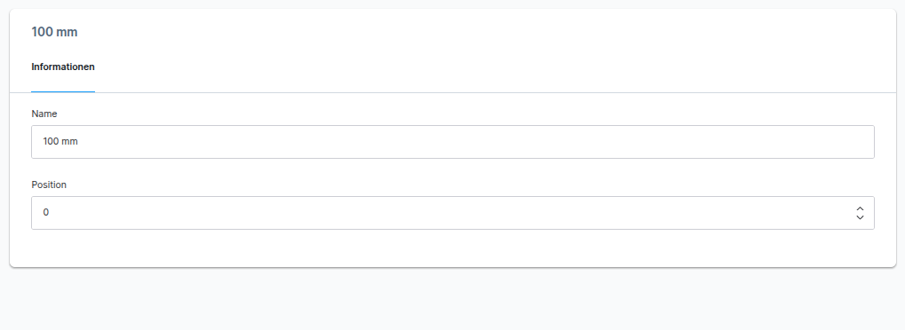 Optionen-Editor mit Liste, Add-Button und Detail-Pane
