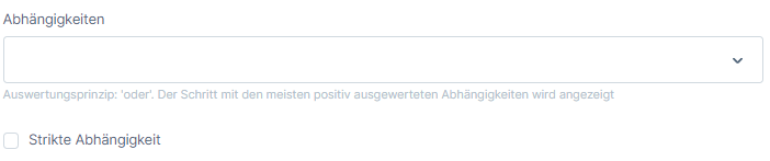 Shopware 6 backend confy steps tab dependencies article